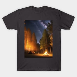 camping in the woods T-Shirt